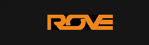 Orange RAVE logo on a black background.