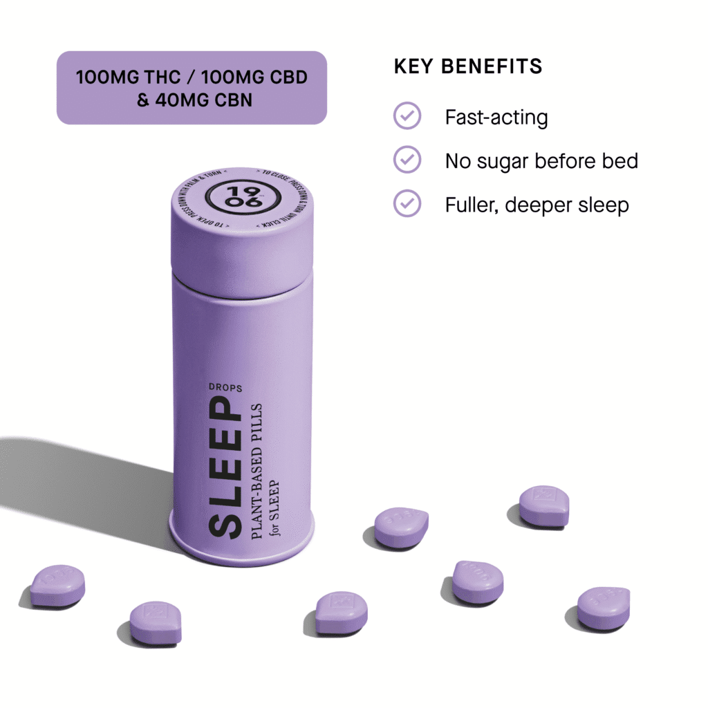 Purple Sleep bottle of 1906 Drops